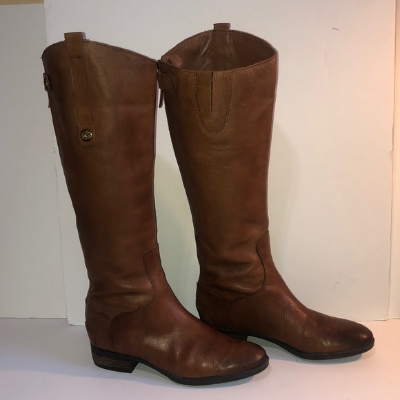 Sam🦅Edelman Penny Riding Boot Brown - Picture 4 of 16